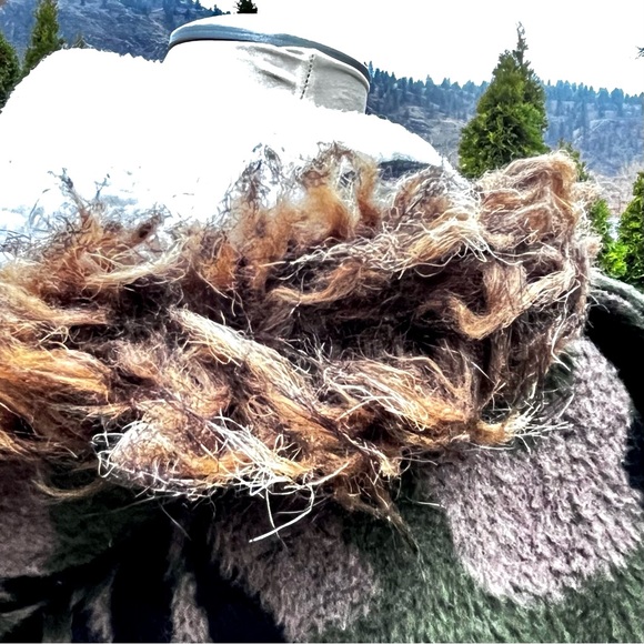 F21 LA | Camo Winter Utility Coat |  Sherpa Lined Faux Fur Hood | Size Medium - Picture 8 of 14